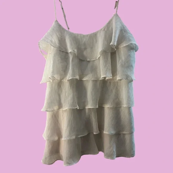 Candies Britney Spears Ruffle Tank Top - Picture 2 of 10